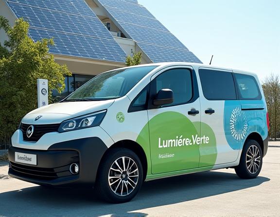 Le véhicule d'intervention 100% électrique de LumièreVerte